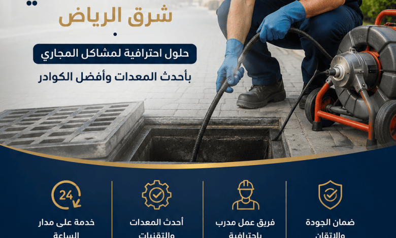 شركة تسليك مجاري شرق الرياض