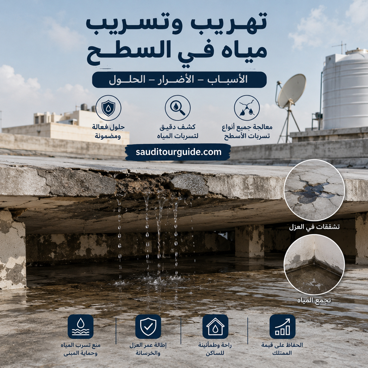 عندي تهريب في السطح