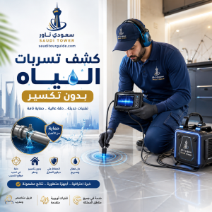 كشف تسربات المياه بدون تكسير