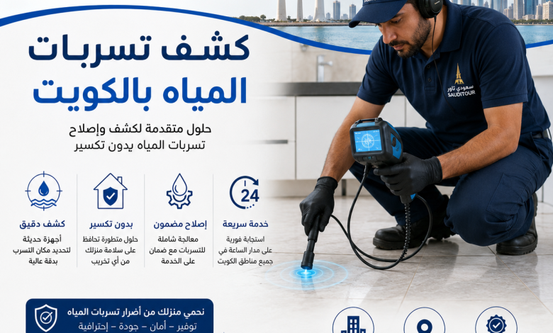 شركة كشف تسربات المياه بالكويت