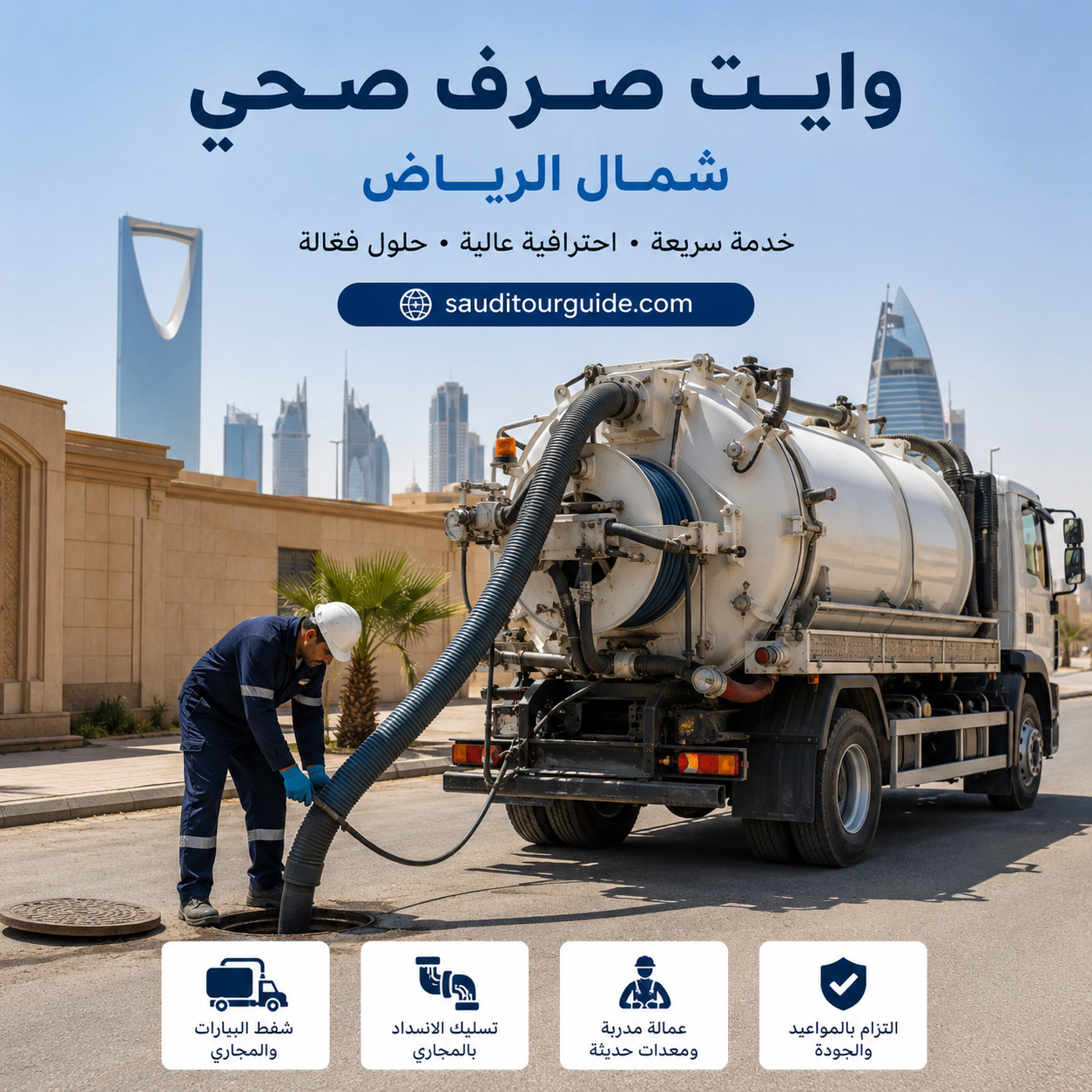 وايت صرف صحي شمال الرياض